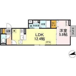 仮）D-room弁天3丁目　Bの物件間取画像